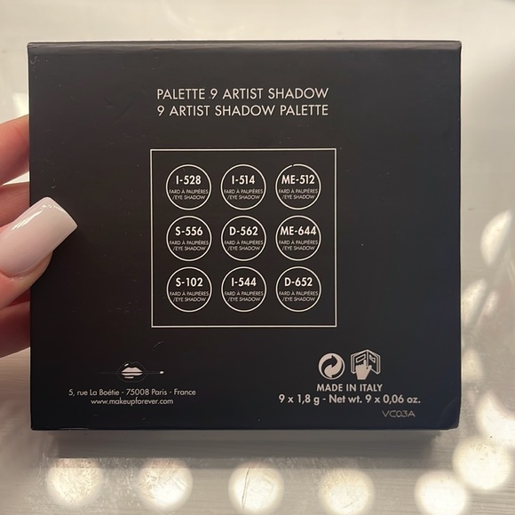 Make up for ever 9 artist shadow palette - Picture 3 of 3